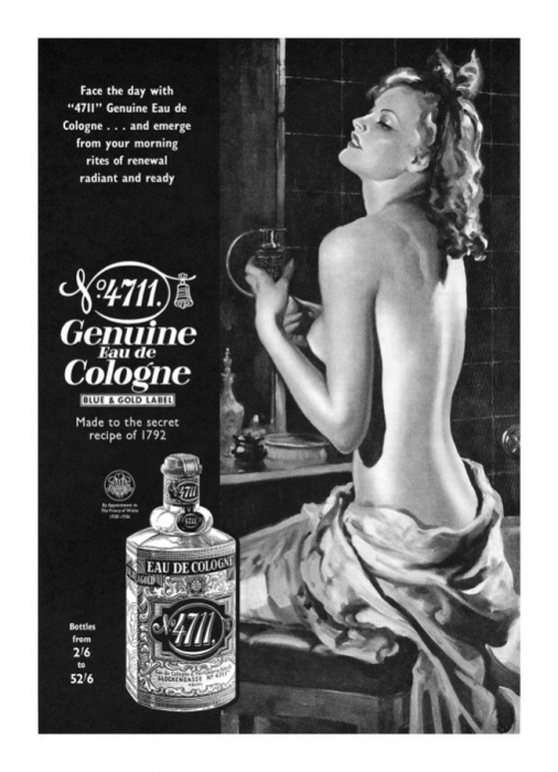 Винтажная реклама аромата