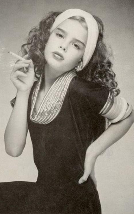 Брук Шилдс в 10-летнем возрасте