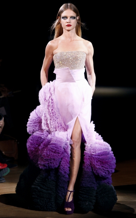 Наталья Водянова на показе Givenchy, 2010