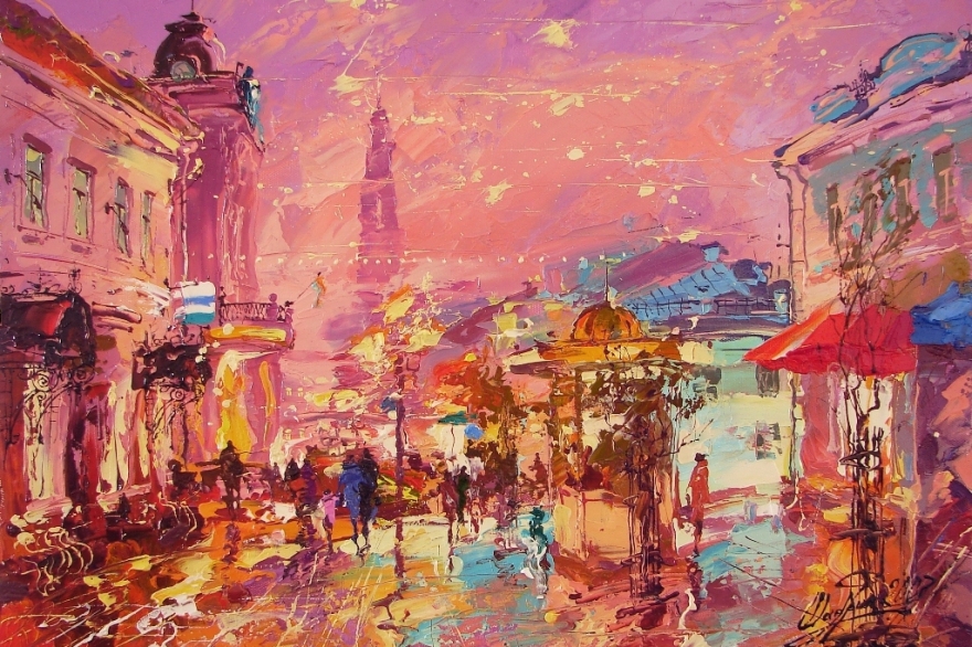 Вторник-пятница, 24-28 июля Галерея «Окно» открыла выставку, посвященную городу — его дворам и парадным, старым улочкам и паркам, укромным уголкам