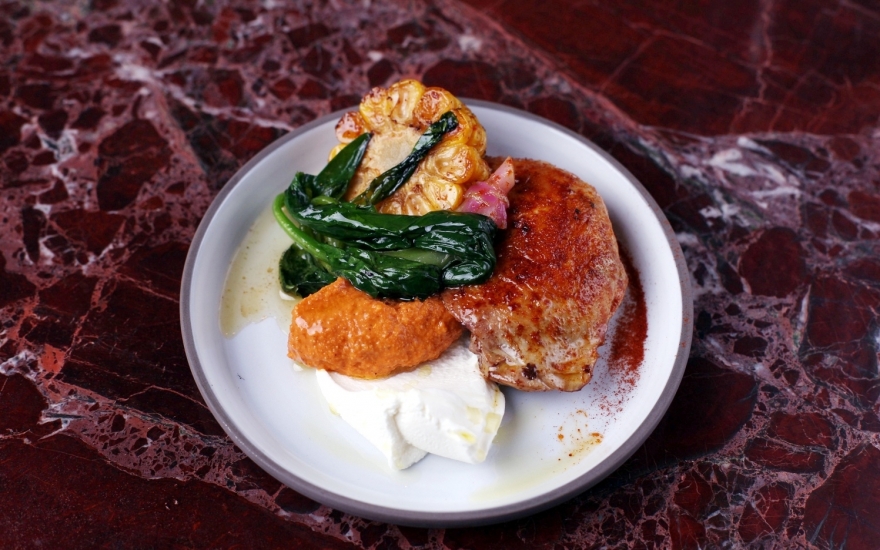 Цыпленок в кокосе