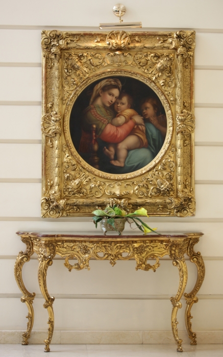 Копия картины Рафаэля Санти «Мадонна с младенцем», Западная Европа, 1750 г.