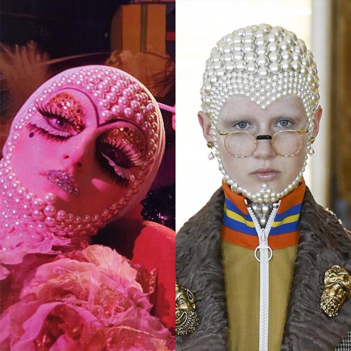 Работа Пэта Макграта для итальянского Vogue (2006) VS Gucci