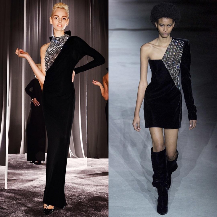 Anthony Vaccarello VS Saint Laurent