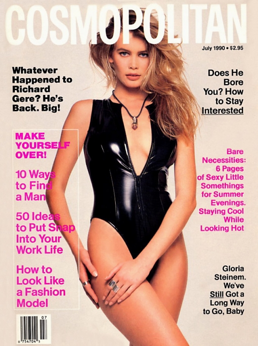 Клаудиа Шиффер на обложке Cosmopolitan