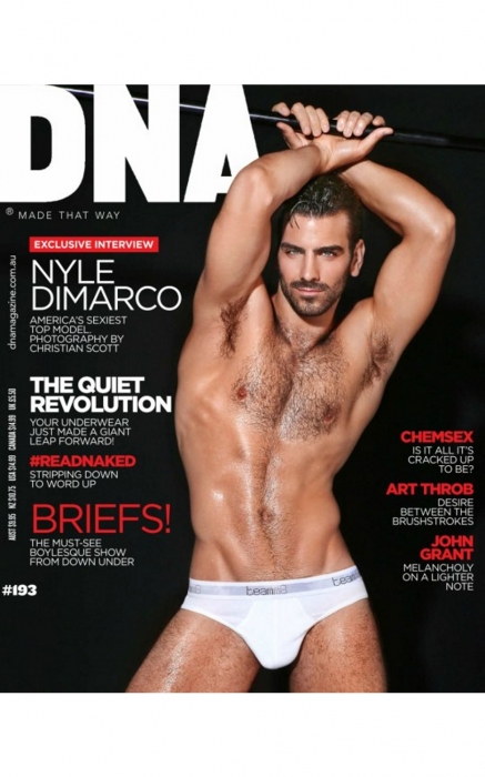 Найл ДиМарко на обложке журнала DNA, 2016 год