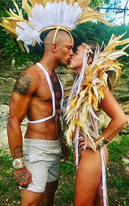 Джереми Микс и Хлоя Грин, август 2017 года