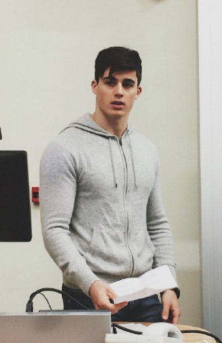 Пьетро Боселли за преподавательским столом