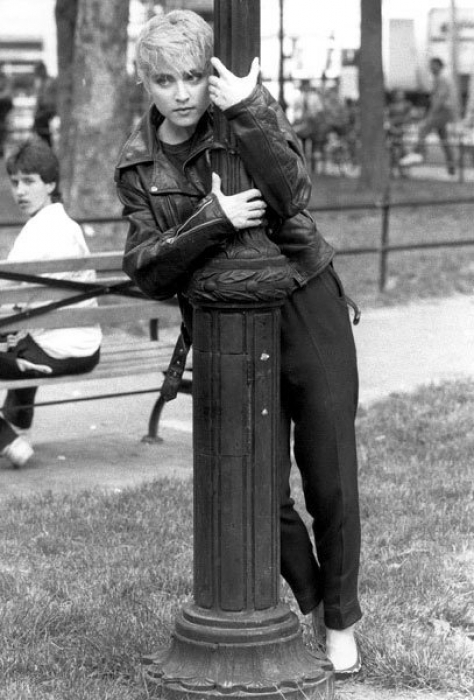 Съемка клипа «Papa Don't Preach», 1986 год