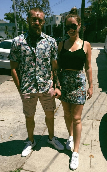 Конор МакГрегор с супругой Ди Девлин