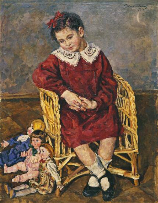 Петр Кончаловский «Что мне с вами делать?», 1936