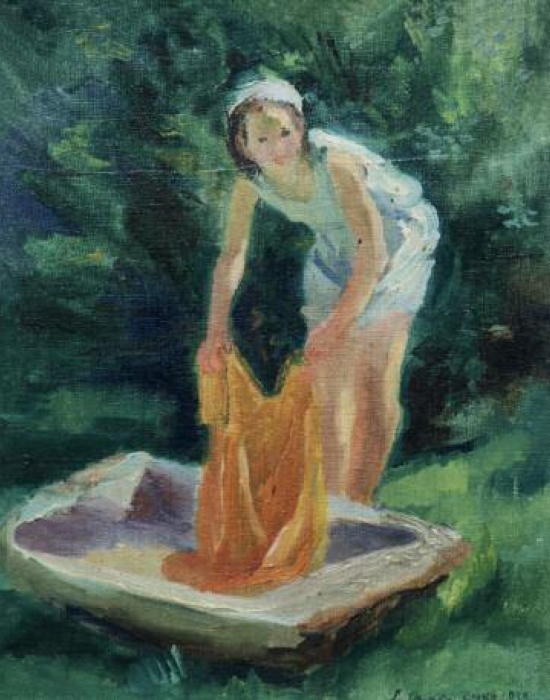 Лидия Тимошенко "Катюша". Этюд, 1939