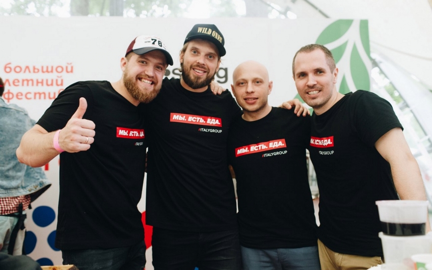 Михаил Соколов, Илья Бурнасов, Алекандр Ишов и Евгений Энгельке