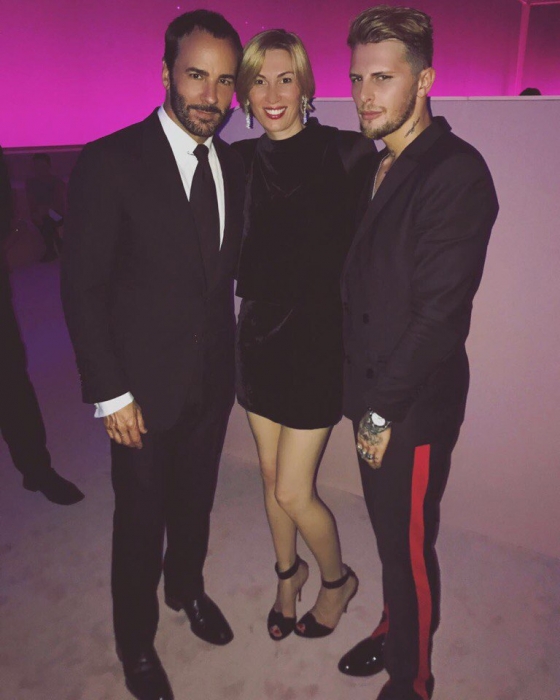 Том Форд, Кристина Аллегра Кингстон и Оскар Ренкель