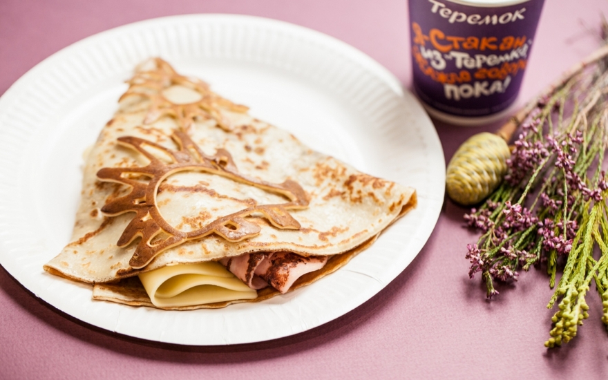 Блин с сыром