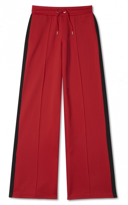 Спортивные широкие брюки с лампасами