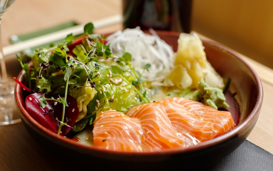 Татаки из лосося