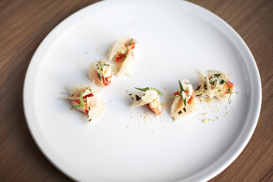 Краб с хрустящим тимьяном