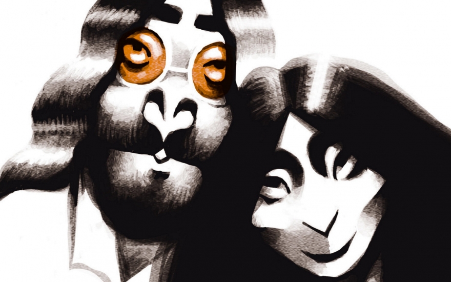 Йоко Оно и Джон Леннон. Средства на сборник иллюстраций Виктора Меламеда собрали с помощью краудфандинга.