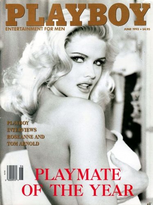 «Девушка года» по версии Playboy Анна Николь-Смит за год до того, как вышла замуж за 89-летнего миллиардера Джеймса Говарда Маршалла II, 1993 год