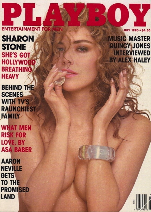 Шэрон Стоун на обложке Playboy, 1990 год