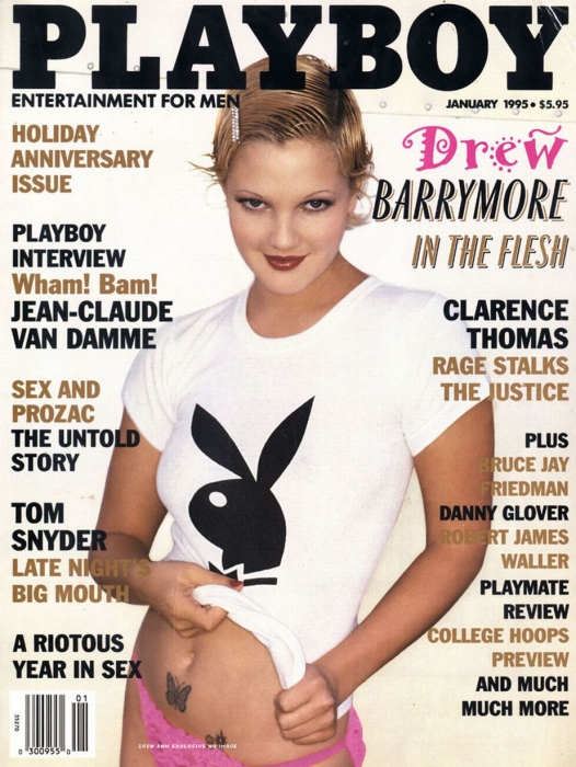 Дрю Бэрримор на обложке Playboy, 1995 год