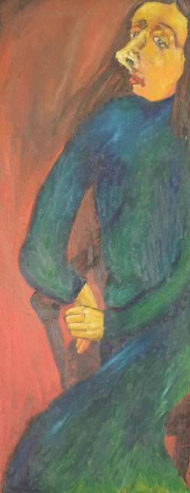 Елена Фигурина "Портрет в зеленом" , 1980