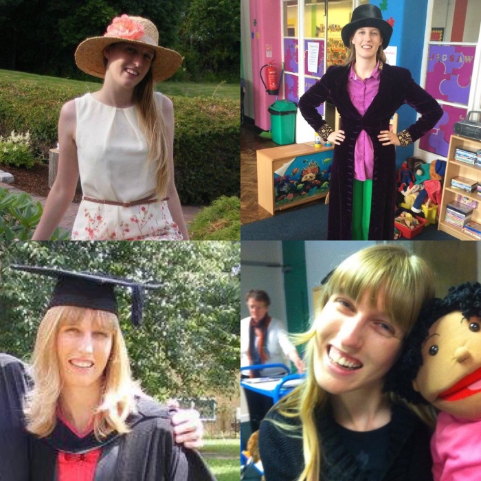 @ALCholerton: «Четыре разных года и всегда одинаковая улыбка. Это все мое лицо депрессии: улыбка для друзей, коллег и семьи»