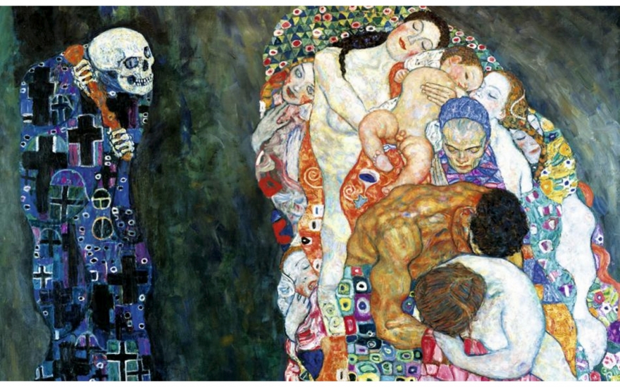 Густав Климт, «Смерть и жизнь», 1910 год