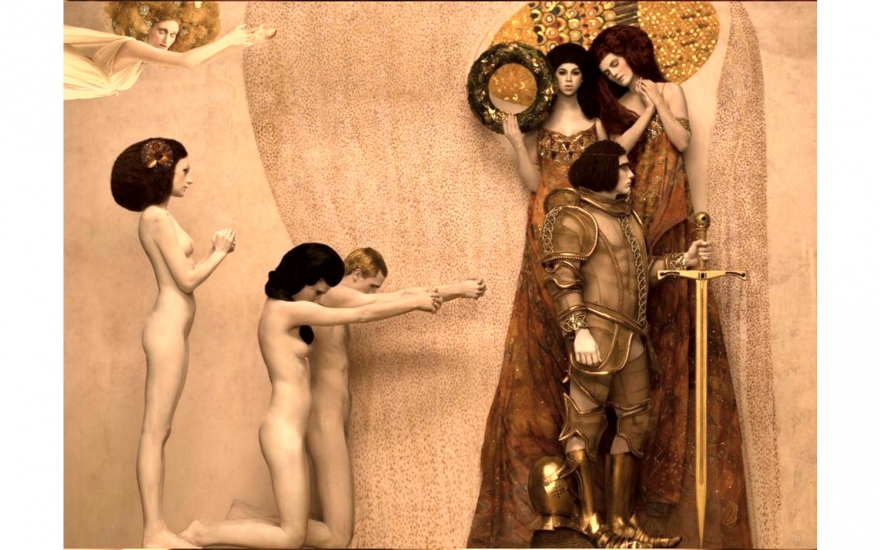 Инге Прадер, «Бетховенский фриз. Страдания человечества», 2015 год