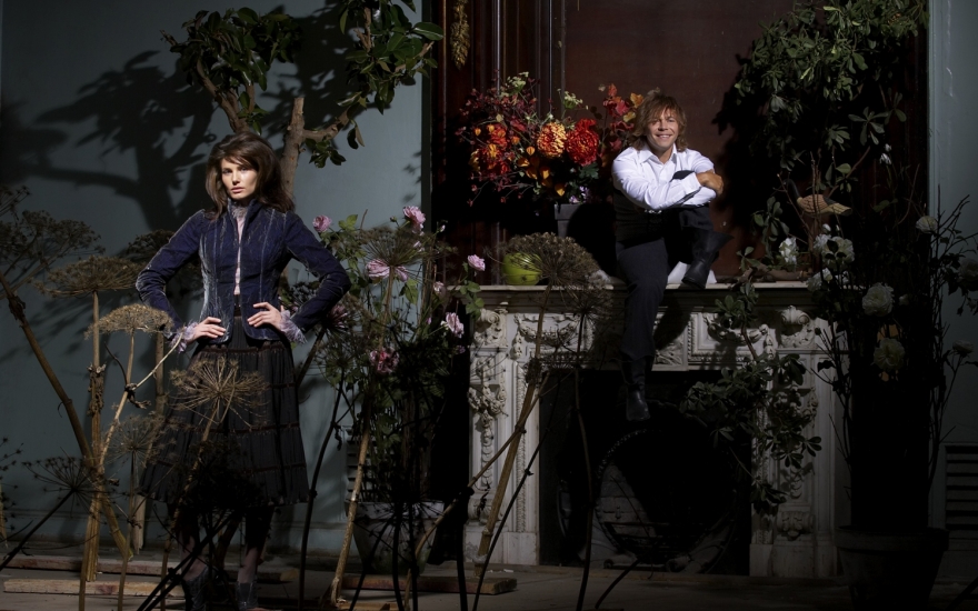 Анна (тогда еще Жукова) и Илья Лагутенко в съемке для «»Собака.ru», 2005 год