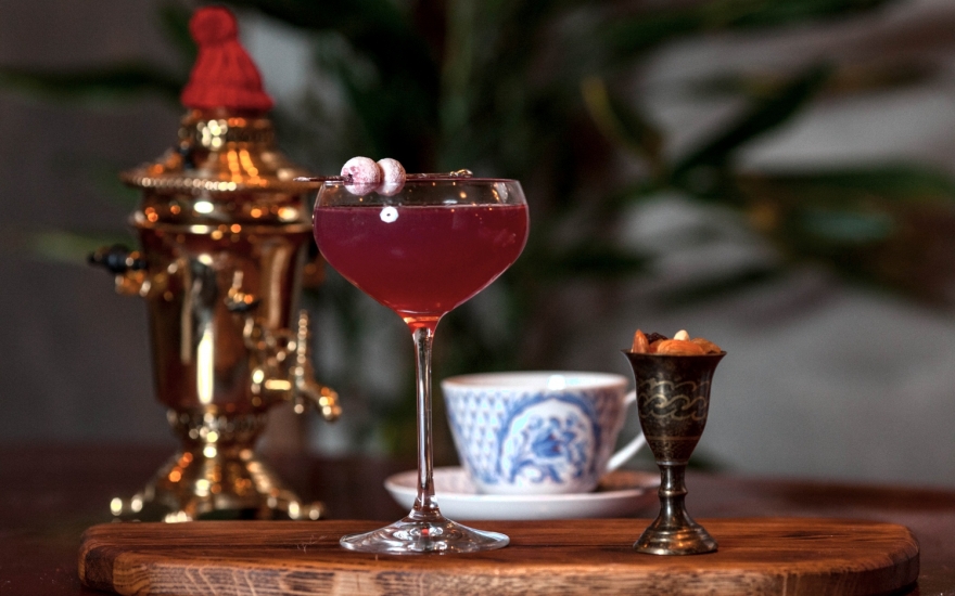 Коктейль, приготовленный в рамках российского этапа Diageo Reserve World Class 2017