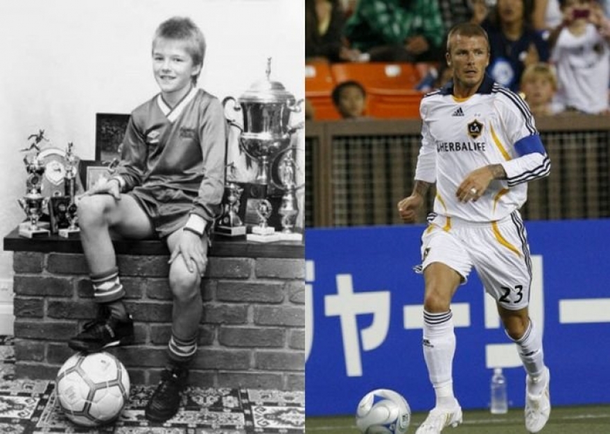 Возможно, лучшая правая нога в истории футбола - Дэвид Бекхем. В 14 лет подписал школьный контракт с академией «Манчестер Юнайтед»