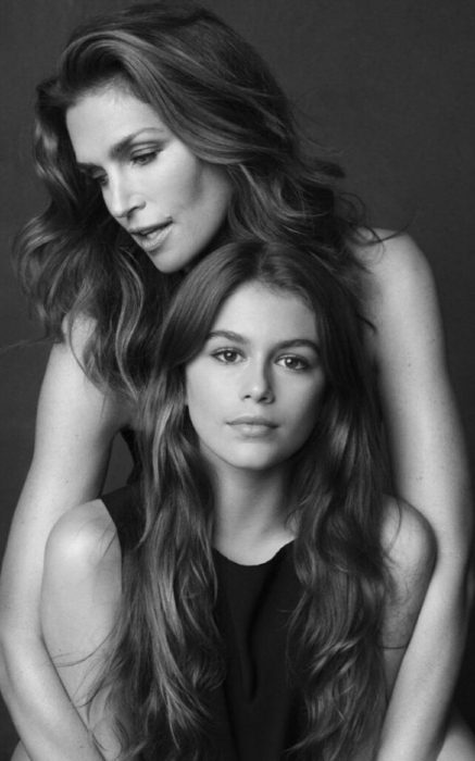 Синди Кроуфорд и Кайя Гербер