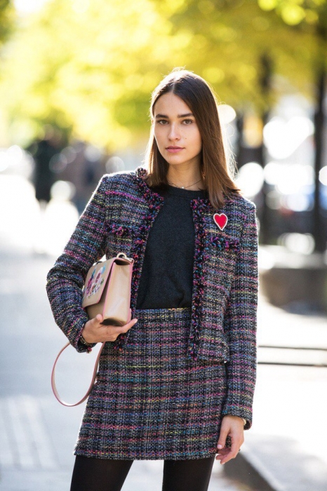 Твидовый костюм Liza Odinokikh, Фото: Мария Раевская