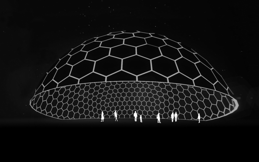 Планетарий в здании бывшего газгольдера будет накрыт куполом диаметром 37 метров.