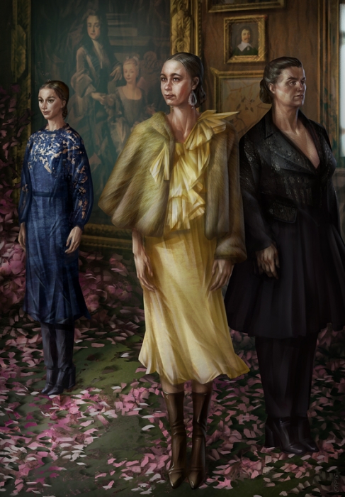 Зинаида Серебрякова, Наталья Гончарова, Вера Мухина в Givenchy