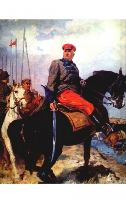 Герой Гражданской войны Котовский, худ. Константин Китайка, 1948 год