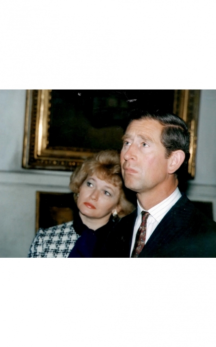 Людмила Нарусова и принц Чарльз осматривают Эрмитаж. 1993 год