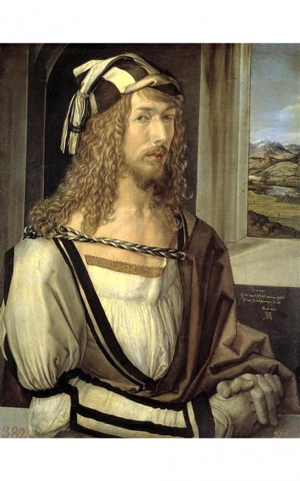 Альбрехт Дюрер, автопортрет, 1498 год