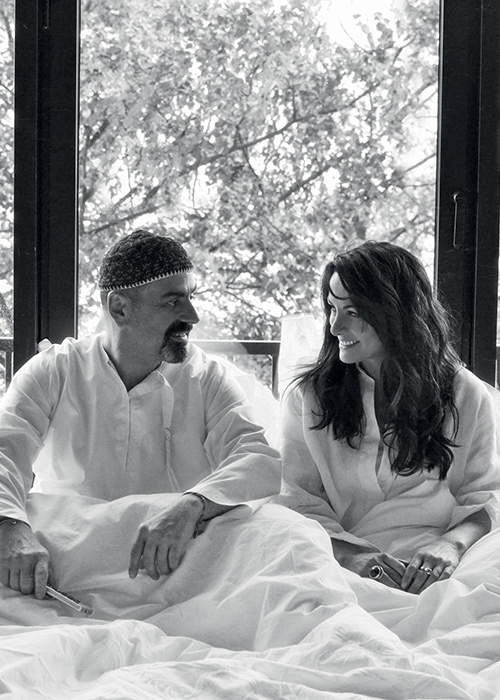 С женой Натальей Малиновской