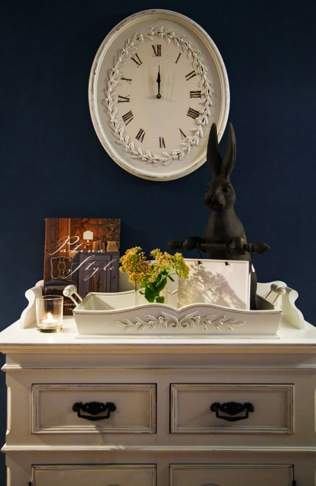 Часы, поднос и мини буфет коллекция Romance, Country Corner