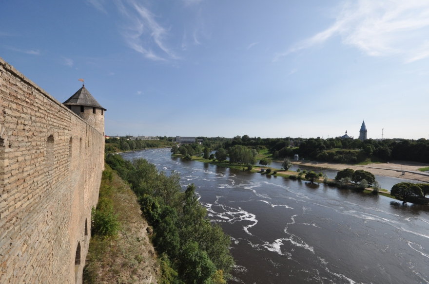 Ивангород граница фото