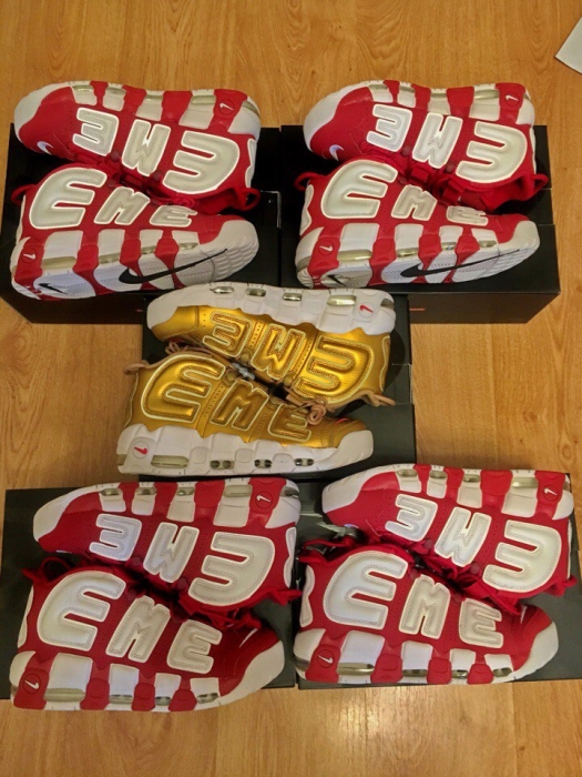 Supreme x Nike Air More Uptempo