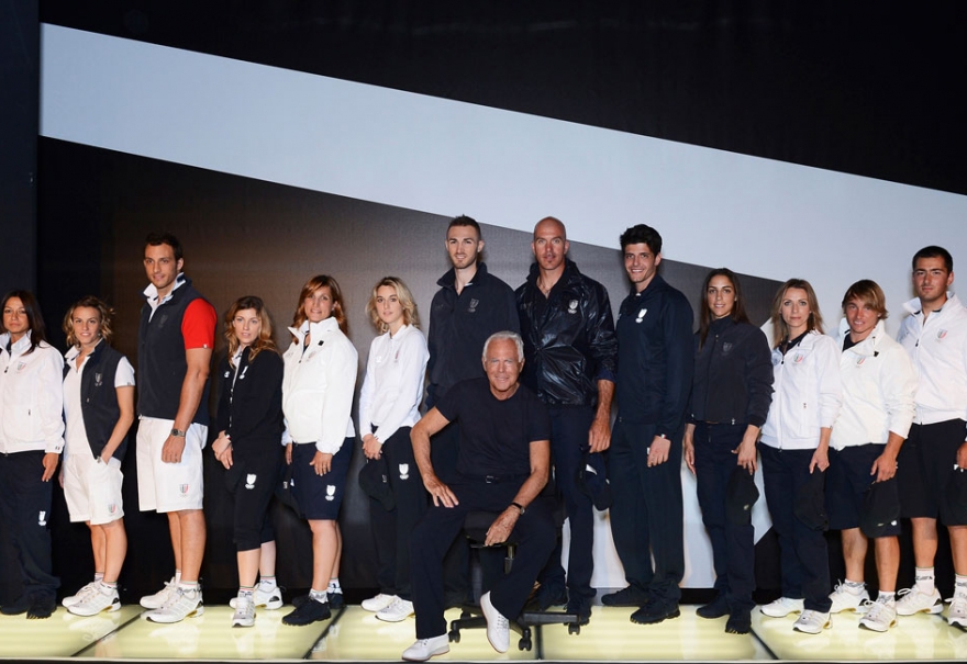 Форма итальянской сборной для игр в Лондоне, 2012 год