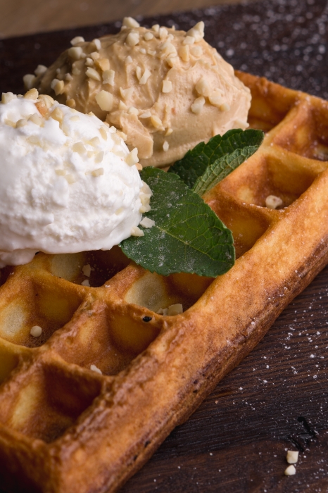 Бельгийская вафля с арахисовым муссом ("Печки&Лавочки")