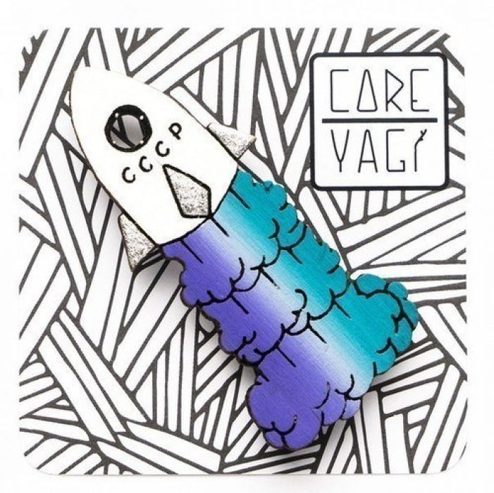 Значок "Ракета" от Coreyagi, 420 руб.