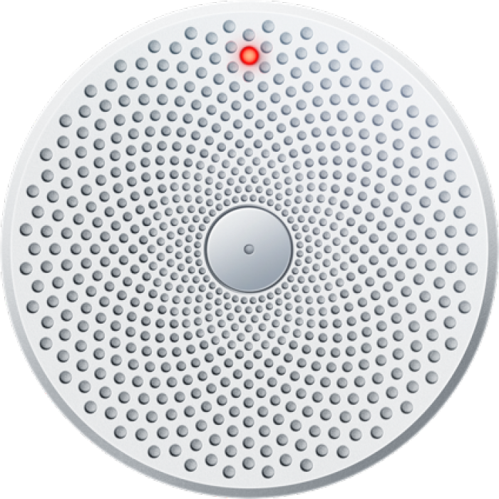 Датчик дыма сообщит о любом возгорании, и его можно будет вовремя устранить.