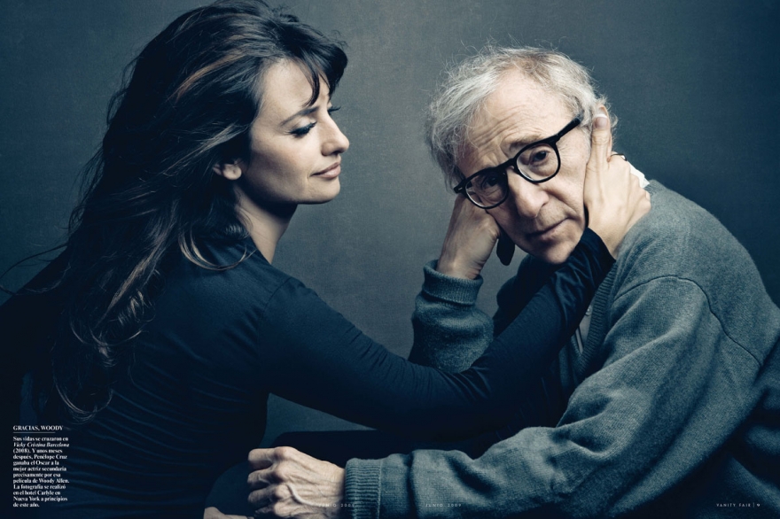 Пенелопа Крус и Вуди Аллен глазами Энни Лейбовиц