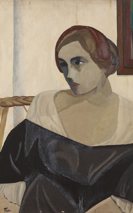 Картина Адольфа Федера «Портрет женщины» (1915)